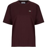 Lacoste T-shirt en coton doux relaxed fit Bordo Cijene