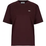 T-shirt en coton doux relaxed fit Bordo