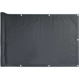 Balkonski zaslon za privatnost antracit 500 x 75 cm PVC | shoptok.hr