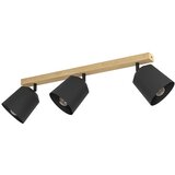 Eglo Cotorro Spot rasveta, E27, 3x25W, IP20, Braon-crna Cene