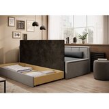 ELTAP Siva sklopiva/s prostorom za odlaganje sofa od šenila 214 cm Fulgeo – | shoptok.hr