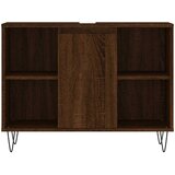 Ormarić za umivaonik smeđa boja hrasta 80x33x60 cm drveni | shoptok.hr