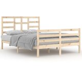 The Living Store Posteljni okvir iz trdnega lesa 140x200 cm - Posteljni Okvir, (21528615) | Shoptok.si