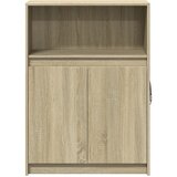  Komoda s LED svjetlima boja hrasta 72x34x100 cm drvena | shoptok.hr