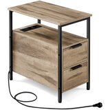 Songmics Stranska mizica 60x35x61 cm rjava, (5000273804) Cene