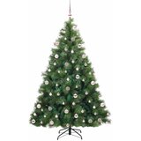  Umjetno božićno drvce s stalakom Zelena 210 cm PE i PVC 130 x 130 x 210 cm | Shoptok.si