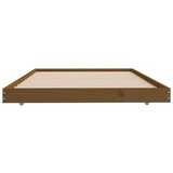  Za krevet smeđa boja meda 100x200 cm od masivne borovine | shoptok.hr