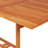  Jedilna garnitura 7-delna trdna tikovina | Shoptok.si