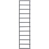 vidaXL stalak za ručnike crni 24 x 12 x 96 cm čelični | shoptok.hr