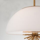  Quoizel STARING-3P-DG-OPAL-Luster na šipci STARING 3xE14/40W/230V pr.45,7cm zlatna | Eponuda.com