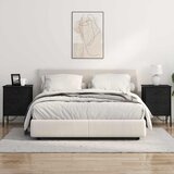  Noćni ormar 2 pcs Crni hrast 42 x 41 x 61 cm Konstruirano drvo | shoptok.hr