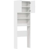 vidaXL Omara za pralni stroj bela 64x24x190 cm inženirski les | Shoptok.si
