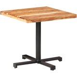vidaXL Bistro mizica kvadratna 80x80x75 cm trden akacijev les | Shoptok.si