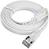 Slim Wirewin PKW-STP-SLIM-KAT6 0.25 WS RJ45 omrežni kabel\, Patch kabel cat 6 U/FTP 0.25 m bela ploščati 1 kos, (20417944) | Shoptok.si