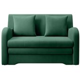 ELTAP Zelena žametna raztegljiva sedežna garnitura 130 cm Ario – | Shoptok.si