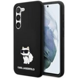 Karl Lagerfeld Originalen ovitek Samsung Galaxy S24 5G - IML NFT Choupette Body - črn silikonska zaščita - KLHCS24SSNCHBCK | Shoptok.si