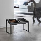 YAMAZAKI Keramičen komplet posod s podstavkom za hišne ljubljenčke Nooks – | Shoptok.si