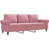 Maison Chic kavč - Sofa - Kanape trosed roza 180 cm žamet, (21726719) Cene