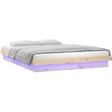  Posteljni okvir 200x200 cm trden les, (20906175) | Shoptok.si