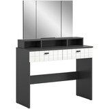 MID.YOU Kozmetična Miza Monte, Bela, Antracit | Shoptok.si