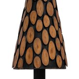 vidaXL Božićno drvce s stalakom Smeđa 150 cm Masivna tikovina | shoptok.hr
