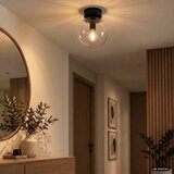  Plafonsko svetlo ELIAS 1xE14/5W/230V prečnik 13 cm crna/prozirna | Eponuda.com