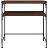  Konzolni stol smeđa boja hrasta 75x35 5x75 cm konstruirano drvo | shoptok.hr