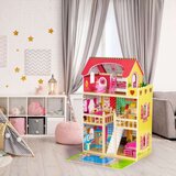 ECO TOYS drvena kućica sa bazenom i rasvetom | ePonuda.com