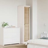 vidaXL Vrata omare Naravna 140.5 x 2 x 59.5 cm Masivno borovo les, (5000131569) | Shoptok.si
