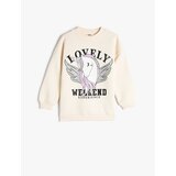 Koton Sweatshirt with Unicorn Print Crew Neck Long Sleeved Sharding | Shoptok.si