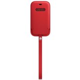 Apple iphone 12 mini leather sleeve with magsafe produkt red (mhmr3zm/a) cene
