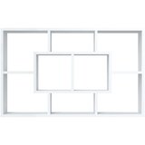  Zidna polica bijela 85 x 16 x 52,5 cm od konstruiranog drva | Eponuda.com