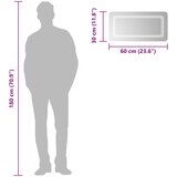  LED kupaonsko ogledalo s ogledalom *Transparent*an 60 x 30 cm | shoptok.hr