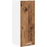 Viseći ormarić s pohranom Stari drvo i bijela 30 x 31 x 80 cm | shoptok.hr
