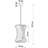Nice Lamps Viseća svjetiljka u prirodnoj boji s drvenim sjenilom ø 30 cm Menges – | shoptok.hr