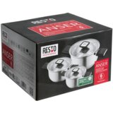 Resto ANSER 92214 set posode lonec s pokrovko 6 kos | Shoptok.si