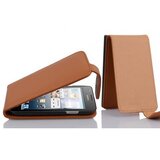 Cadorabo Ohišje, združljivo z Huawei ASCEND G510 / G520 / G525 v sedlo rjave barve - Zaščitni ovitek v obliki flipa iz teksturiranega umetnega usnja, (20563595) | Shoptok.si