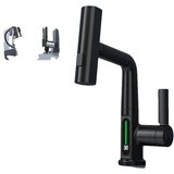 Oem Kuhinjski pipa, digitalni prikaz temperature, izvlečna zasnova -Matte Black, (5000140054) Cene