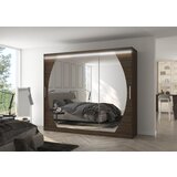 ADRK Klizni ormar s ogledalom CAMBE 250 cm - OKOLADA | shoptok.hr