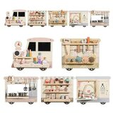 Topi Toys Drvena zidna igračka voz i lokomotive MSN24023 Cene