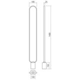  Redo 01-3061 - LED prigušiva stojeća lampa ADO LED/24W/230V bela | Eponuda.com