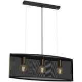  Luster na sajli KAGA 3xE27/60W/230V crna/zlatna | Eponuda.com