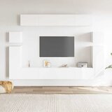  8-dijelni set TV ormarića bijeliod konstruiranog drva | shoptok.hr