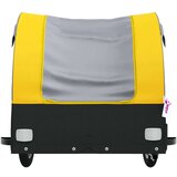  Kolesarska tovorna prikolica črna in rumena 45 kg žel | Shoptok.si