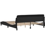  Okvir za krevet Dover crni 183x213 cm od umjetne kože | shoptok.hr