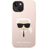 Karl Lagerfeld Maska za telefon Liquid Silicone Karl Head za iPhone 14 Plus Pink Cene