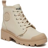 Palladium Pohodni čevlji Pallabase Leather 96905-197-M Whitecap Grey 197 | Shoptok.si
