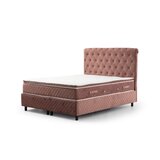Hanah home Sonata Set 120 x 200 - Dusty Rose Dusty Rose Single Mattress, Base & Headboard