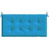  Jastuk za vrtnu klupu plavi 120 x 50 x 3 cm od tkanine Oxford | shoptok.hr