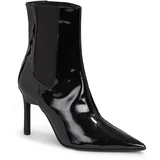 Calvin Klein Škornji Geo Stiletto Chelsea Boot 90-Pat HW0HW01809 Ck Black BEH